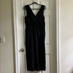 Old Navy Black Midi Dress